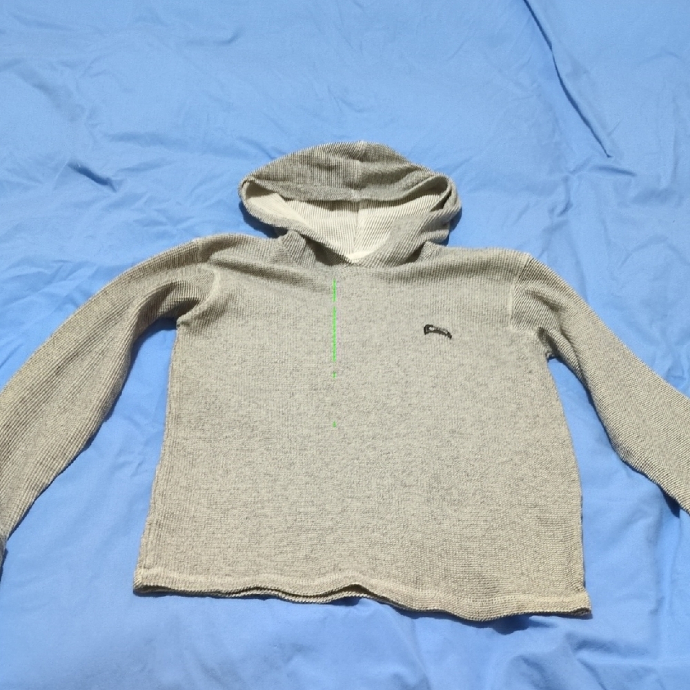 Billabong Gray Girls M Thermal Hoodie